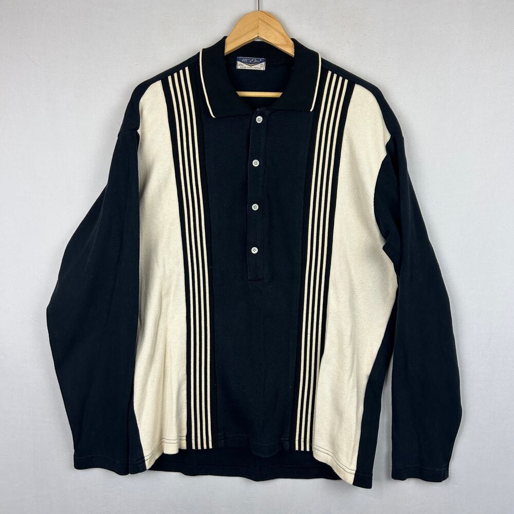 BC Ethic Made in California USA True Vintage Sweater Black Soprano Men's Size L